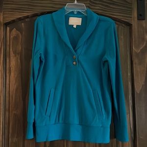 Banana Republic - teal stylish sweat shirt